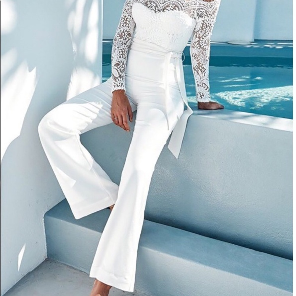 White Lace Jumpsuit